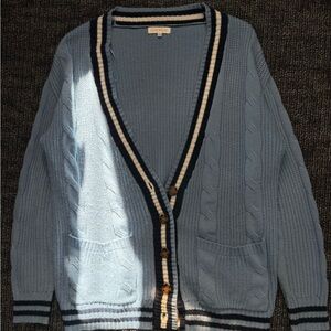 Ultra Flirt Sky Blue Knit Sweater